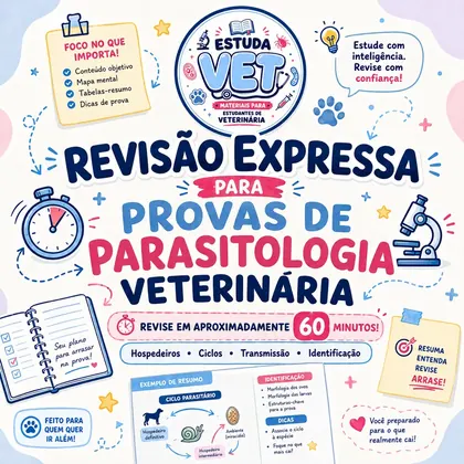 Revisão Expressa para Provas de Parasitologia Veterinária