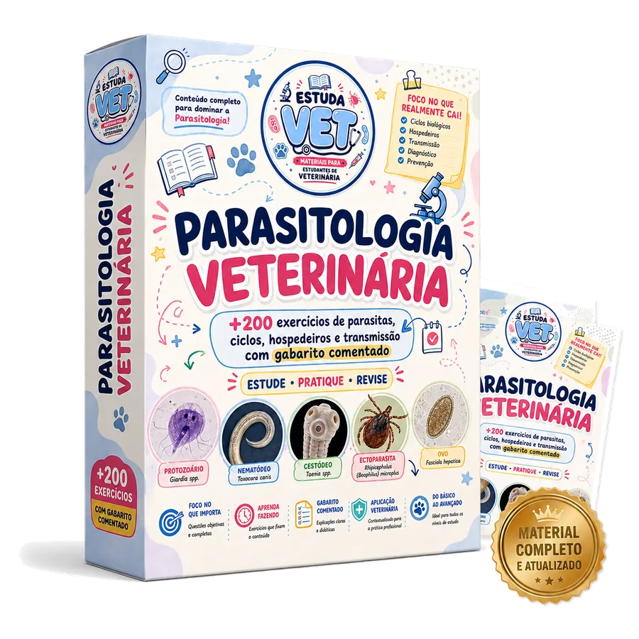 Kit completo de Parasitologia Veterinária